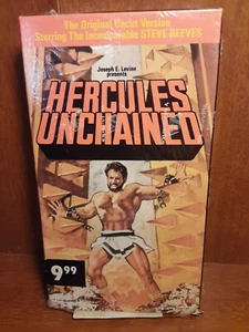 Hercules Unchained Original Uncut Version (VHS) Steve Reeves Tested  - Picture 1 of 5