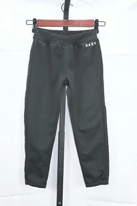 DKNY girl's black sweat pants size 6 RN# 74299 60% cotton 40% polyester - Picture 1 of 2