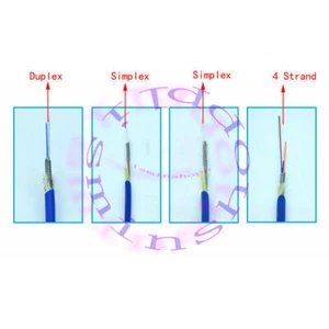 20M Indoor Armored Fiber Patch Cord Duplex SM ST-ST UPC FTTH Fiber Cable Jumper - Afbeelding 1 van 1
