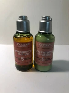 L'OCCITANE - 5 ESSENTIAL OILS - SHAMPOO and CONDITIONER TRAVEL SIZE 1.1OZ/Each - Picture 1 of 1