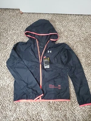 Under Armour Mujer-Chaqueta para Correr Repelente a Aguas Tormentas Ultra Ligera-Talla Mediana Foto 1 de 4