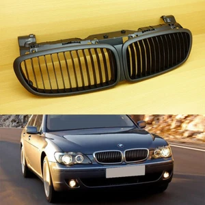 ABS Mist Black Front Kidney Grill For BMW E65 E66 LCI 2006-2008 Sedan 4-Door - Picture 1 of 6
