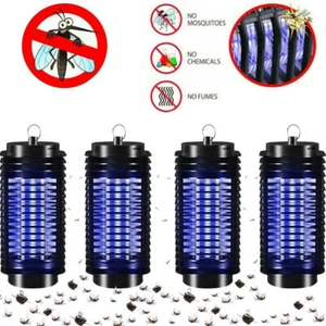 1~4PCS Electric Mosquito Insect Zapper Fly Bug Killer Trap LED Lamp Pest Control - Picture 1 of 20