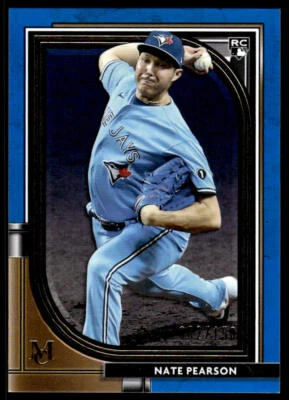 2021 Topps Museum Collection Nate Pearson Blue /150 RC  #20   Toronto Blue Jays - Image 1 of 2