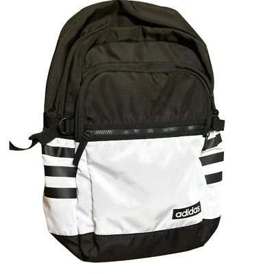 Adidas Backpack White/Black/ All On One Laptop - Image 1 of 4
