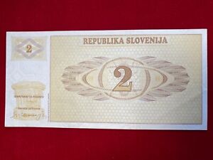 #9313 - Billet Slovénie 2 Tolar 1990 UNC Neuf