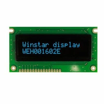 WINSTAR OLED MODULE 16-COLUMN x 2 BLUE ALPHANUMERIC 5V WEH001602E FOR FUELTECH - Image 1 of 4