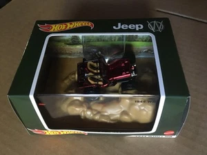 2021 Hot Wheels RLC Exclusive 1944 JEEP WILLYS red clean new condition - Picture 1 of 5