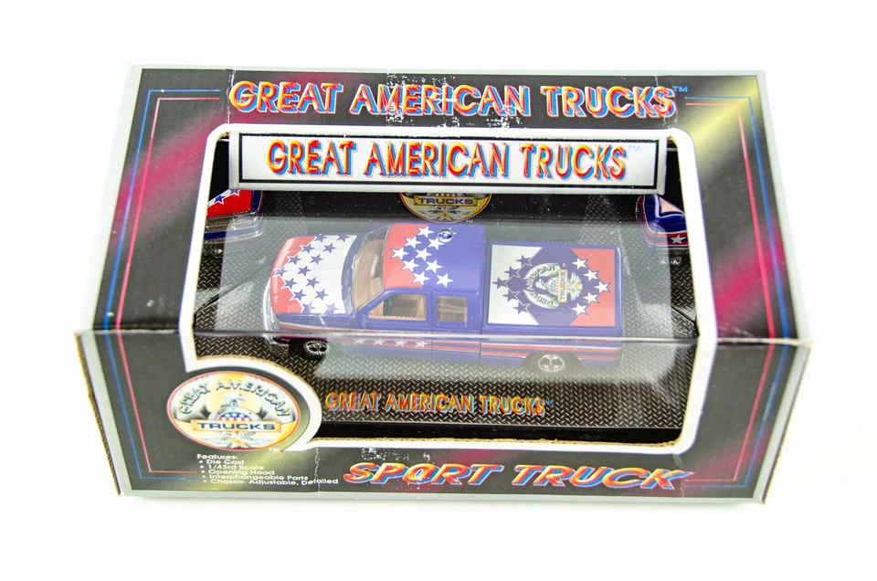 K-line 1/43 Chevy Silverado C1500 Extended Cab Fleet Side Great American Trucks - Image 1 of 4