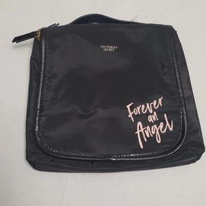 NWOT Victoria Secret Forever An Angel Toiletry 3.Pc Travel Bag Black - Picture 1 of 9