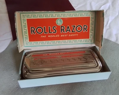 Vintage ROLLS Viscount RAZOR in 2-side Strop/Hone KIT, with Papers - Image 1 of 4