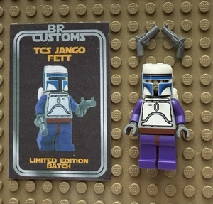 Lego Star Wars Brick Rebellion TCS Jango Fett Minifigure Wave 1 (Only 30 Made) - Picture 1 of 3