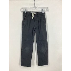 Cat & Jack Boys Black Straight Leg Elastic Pants Kids Youth Size 7 - Picture 1 of 3