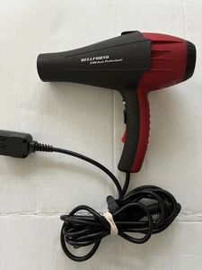 BELLFORNO Profi Haartrockner Ionen Salon Haartrockner 2200 Watt - Rot/Schwarz - Bild 1 von 5