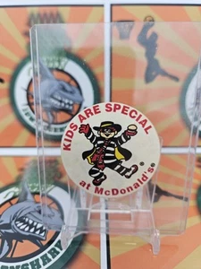 2 Hamburglar McDonalds Vintage Aufkleber selten KIDS ARE SPECIAL 90 Werbung gebraucht - Bild 1 von 2