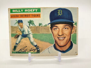 Billy Hoeft 1956 Topps #152 Detroit Tigers VG Used