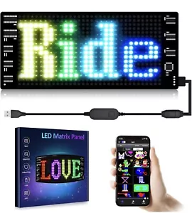 Light Signs for Car, Programmable LED, Flexible Sign, Bluetooth - A0016 - Picture 1 of 7