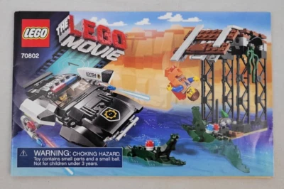 LEGO: La LEGO Película ~ 70802 ~ SOLO MANUAL DE INSTRUCCIONES Foto 1 de 4