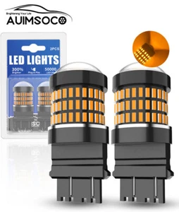 Amber LED Bulbs Turn Signal Light 3157 For Chrysler PT Cruiser 2001-2010 3000K - Bild 1 von 14