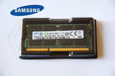 1 modulo ram 8 gb originale Samsung NUOVO per notebook, DDR3, 1600MHz, 15 volt - Immagine 1 di 2