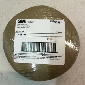 3M HOOKIT P400 GRADE 5" PAPER SANDING DISC DUST FREE 55587 50 PIECES - Picture 1 of 2