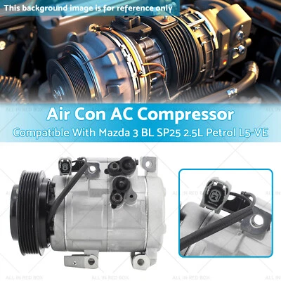 Air Conditioning A/C Compressor Suitable for Mazda 3 BL SP25 2.5L Petrol L5-VE - image 1 of 4
