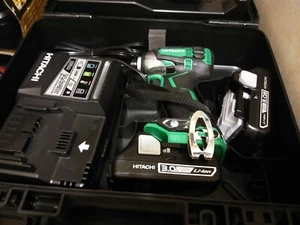 Hitachi WH18DBDL2 18V Brushless Cordless Li-Ion Triple Hammer Impact Driver Kit - Picture 1 of 1