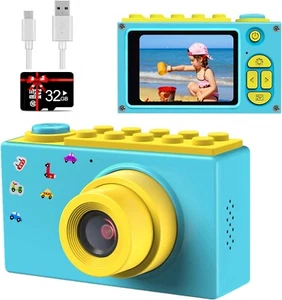 Kids Camera 8MP HD Digital Camera for Kids, Mini 2 Inch Screen Children's Camera - Picture 1 of 7