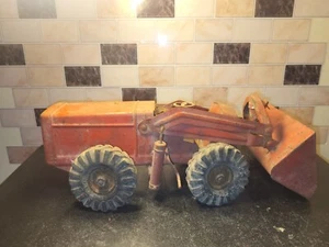 1952 Nylint Pressed Steel Hough Payloader Rare Early Piece With Condition Issues - Picture 1 of 8