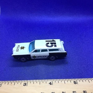 Yatming No1015 Ford Wagon Police Car White/Black Made in Hong Kong Mint - Picture 1 of 5