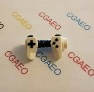 1 x Lego 65080pb02 Minifigure, Utensil Game Controller, Holes on Sides White - Imagen 1 de 1
