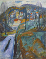 Edvard Munch Kragero In Spring Canvas Print 16 x 20    #4581