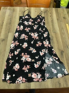 No Boundaries Dress, Women's Size XXL, Black, Multicolor, Floral, Sleeveless - Picture 1 of 10