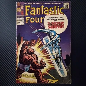 1966 Fantastic Four Marvel Comic Book #55 "The Silver Surfer" - Picture 1 of 3