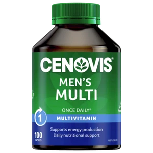 Cenovis Men's Multi 100 Capsules Once Daily Mens Health Multivitamin Vitamins - Picture 1 of 3