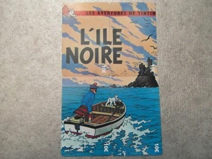 PUZZLE 4 TELECARTES NEUVES - TINTIN - L'ILE NOIRE - 500 exemplaires - Foto 1 di 2
