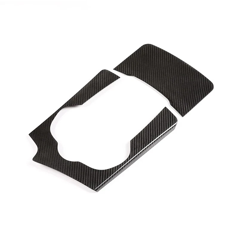 Carbon Fiber Car Interior Central Control Gear Trim For Alfa Romeo Stelvio 2019 Foto 1 de 4