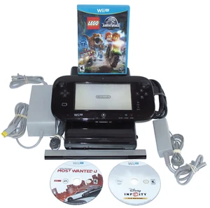 Nintendo Wii U 32GB Mario Kart 8 Konsole Bundle mit 11 Spielen & Kabeln GETESTET! - Bild 1 von 16