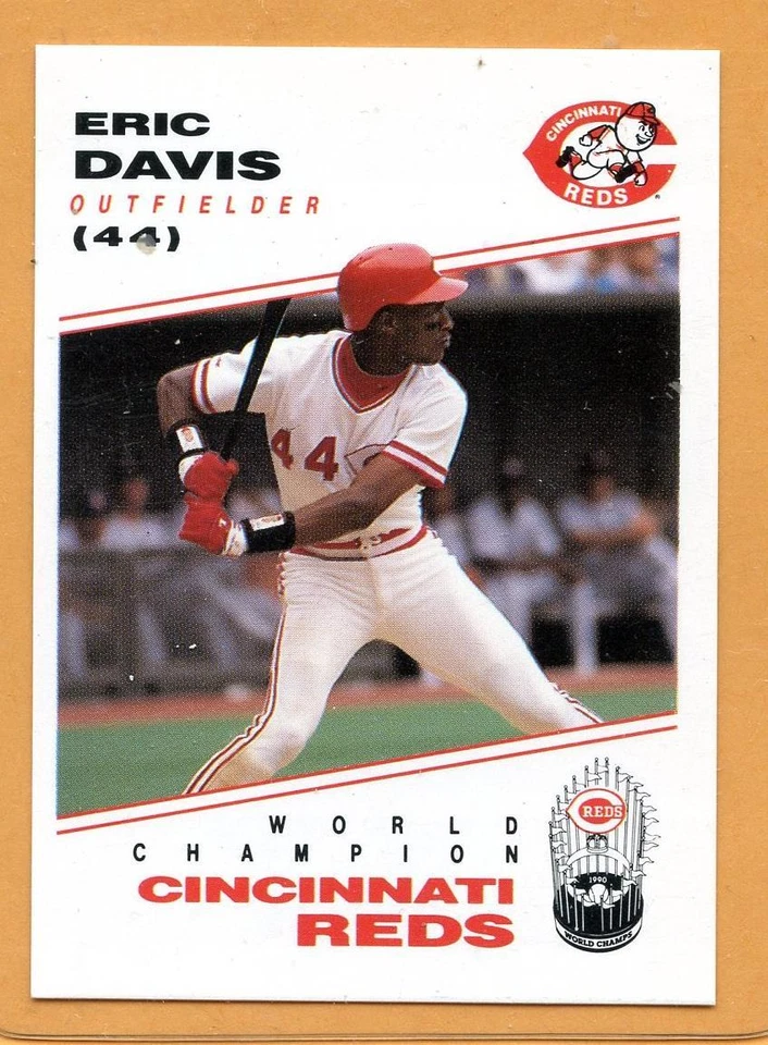 1991 Kahns Reds  Baseball card # 44 Eric Davis - Image 1 of 1