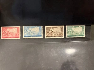 1952 PR China Landwirtschaft Methoden Original Sc #128-131 Komplettset postfrisch ngai - Bild 1 von 5