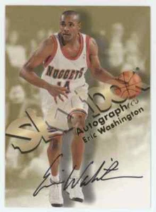 1998-99 SKYBOX AUTOGRAPHICS ERIC WASHINGTON DENVER NUGGETS - Bild 1 von 2