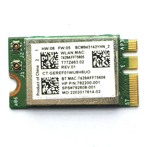 HP BCM943142Y 792200-001 WiFi WLAN Card Bluetooth 4.0 for ENVY M6-P M6-P113DX - Zdjęcie 1 z 5