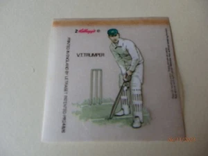 Victor Trumper - 1977 Kelloggs Transfer/sticker- Letraset - Rare - Picture 1 of 2