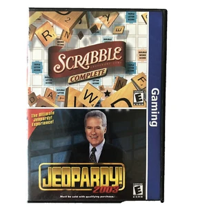 Atari Scrabble 2003 komplett & Jeopardy PC Spiele guter gebrauchter Zustand - Bild 1 von 6