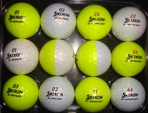 12 Srixon Z Star / Z Star XV Divide Golfbälle - gebraucht - Bild 1 von 1