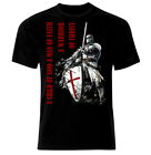 Crusader Warrior Knight Templar Christianity Jesus Cross T-Shirt 
