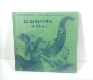 Elephants Of Africa Gladys Conklin Holiday House 1972 Illustrated Joseph Cellini - Imagen 1 de 5