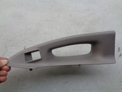 2001 AUDI A4 REAR DOOR HANDLE POWER WINDOW SWITCH BEZEL TRIM LEFT SIDE- GRAY OEM - Image 1 of 4