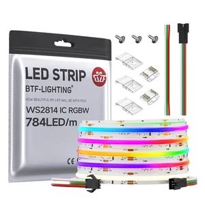 FCOB WS2814 IC RGBW 4000K COB LED Strip Flexible High Density Uniform Chasing... - Picture 1 of 7