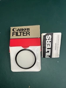 Canon New Old Stock VINTAGE In Original Pkg Camera Filter, Haze-1, 55mm, USA - Picture 1 of 4